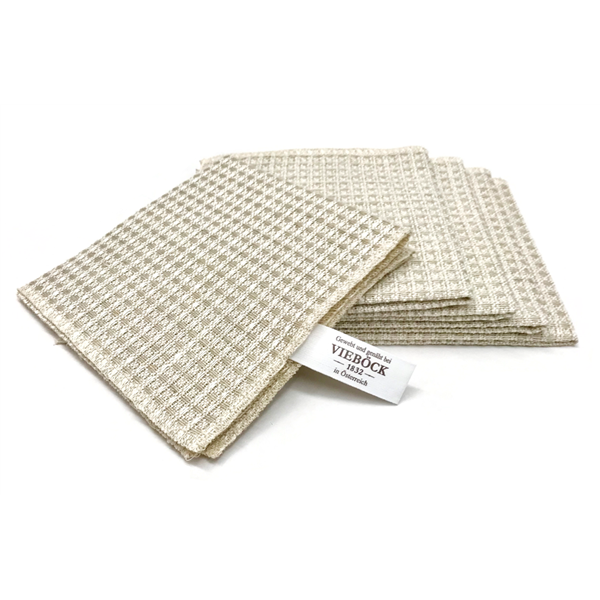 Reinleinen Waffel Spültuch 30 x 30 cm 3-er Pack