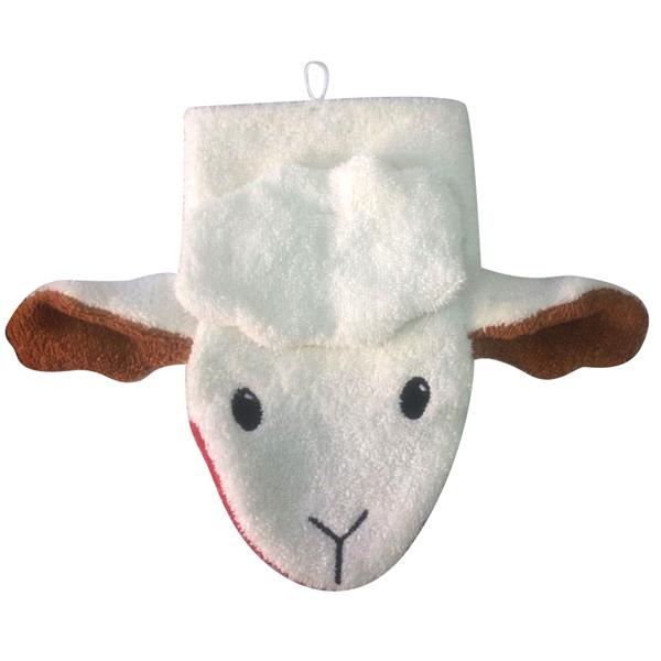 Kinder Motiv Wasch-Handschuh - Schaf