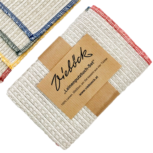 Wischtuch Set mit 4-Farbcodierung