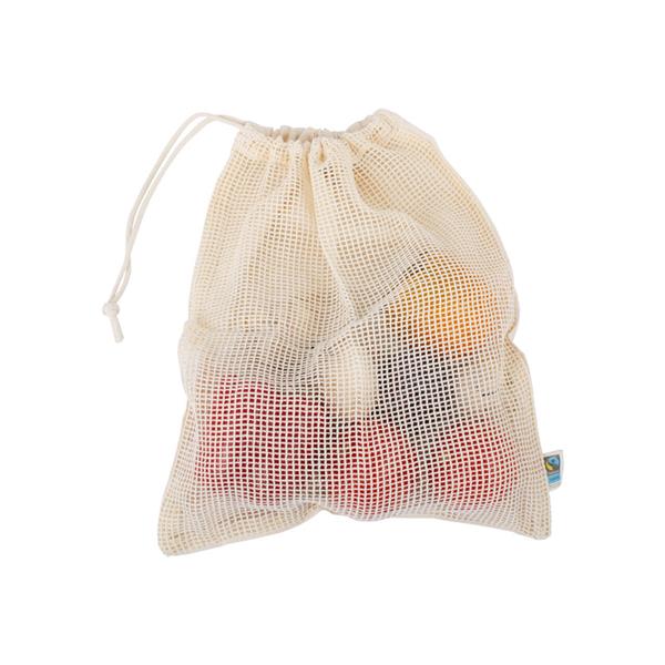 Gemüse u- Obst Einkaufsnetz mit Kordelzug im Doppelpack